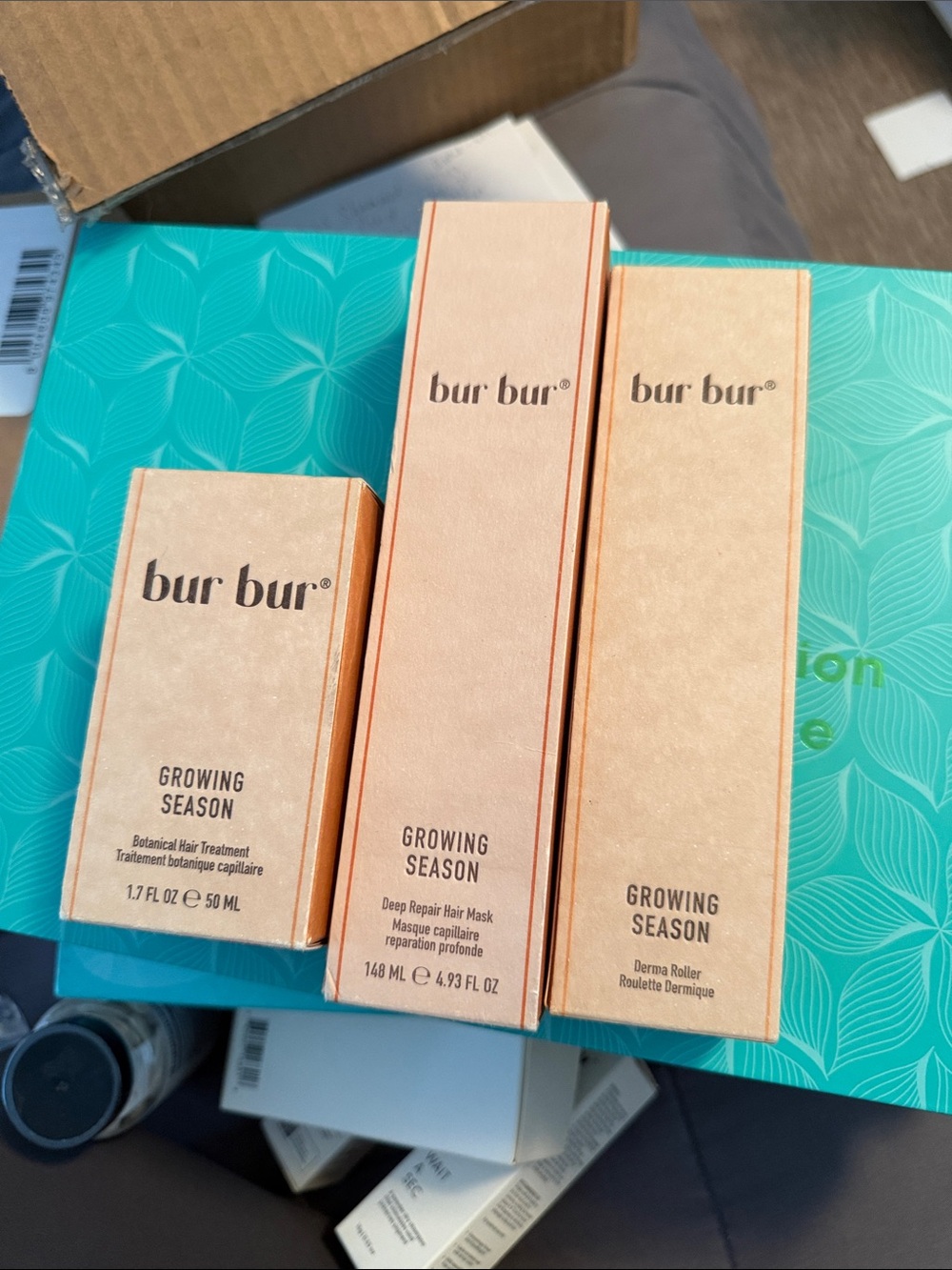 Growing Season Hair Treatment Trio — Peach